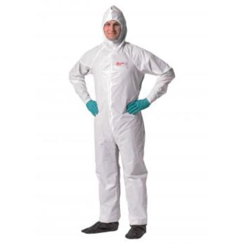 Shoot Suit 3XL White Reusable Paint Suit with Hood - Shoot Suit Paint Suits