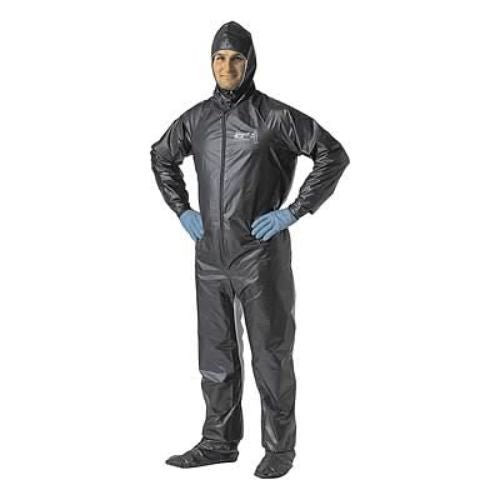 Shoot Suit Medium Black Reusable Paint Suit with Hood - Shoot Suit Paint Suits