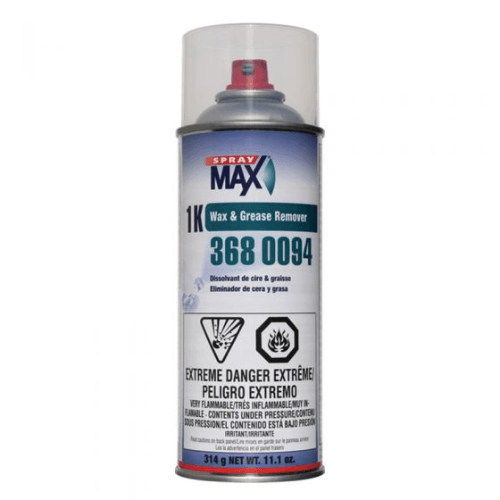SprayMax 3680094 1K Wax and Grease Remover, 11.1 oz - Spraymax Aerosols