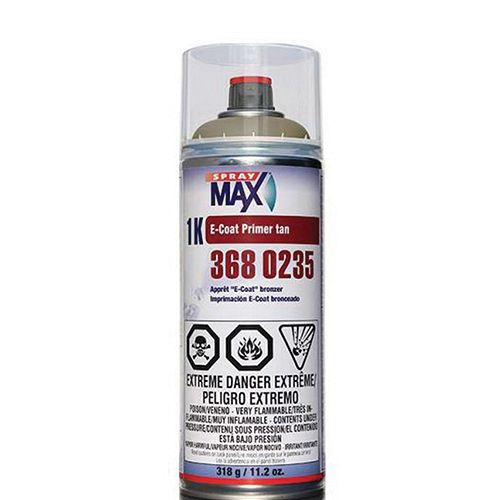 SprayMax 3680235 Tan 1K E-Coat Primer, 11.2 oz Aerosol - Spraymax Aerosols