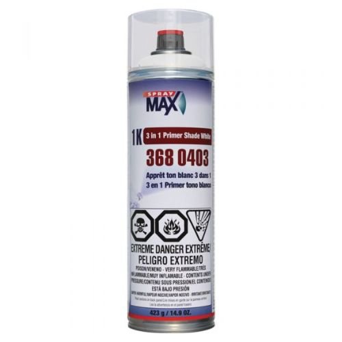 SprayMax 3680403 White 3 in 1 Shade Primer, 14.9 oz Aerosol - Spraymax Aerosols