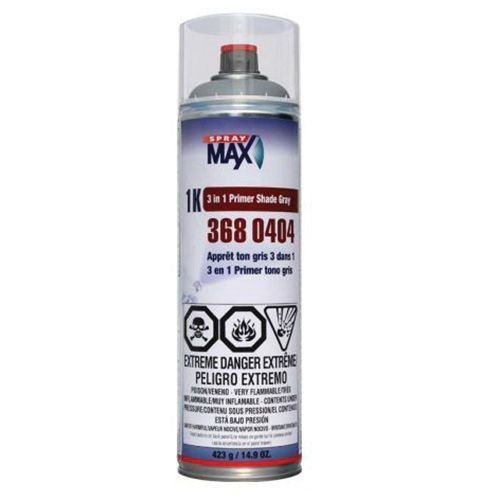 SprayMax 3680404 Gray 3 in 1 Shade Primer, 14.9 oz Aerosol - Spraymax Aerosols