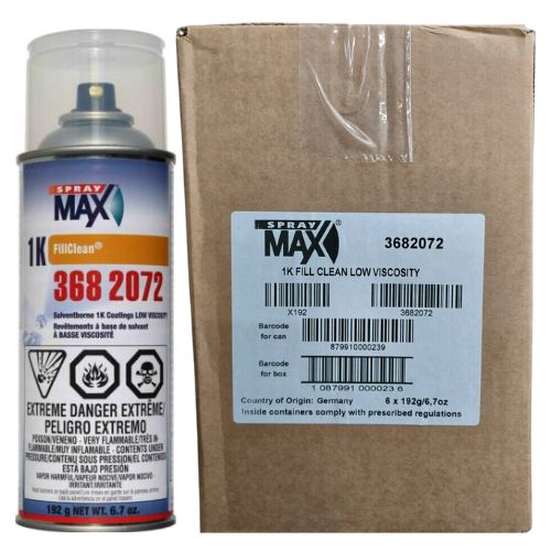 SprayMax® 3682072 6 Pk Empty Aerosol Cans for 1K Basecoats - Spraymax Aerosols