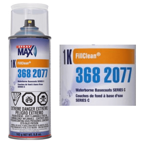 SprayMax 3682077 Empty FillClean Can for Waterborne Basecoats - Spraymax Aerosols