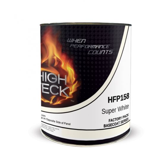 Super White Toyota 040 Basecoat Paint, Quart, High Teck HFP158 - High Teck Automotive Paint