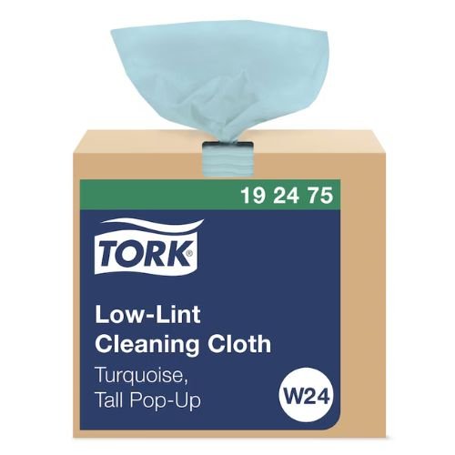 Tork 192475 Low-Lint Cleaning Cloth | Box | 1 Ply - Tork Shop Supplies