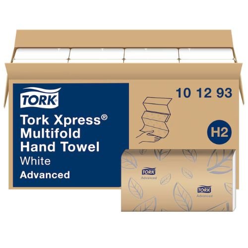 Tork Xpress 101293 Multi Fold Hand Towel | Case of 16 | 2 Ply - Tork Shop Supplies