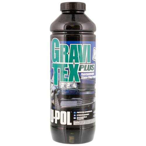 U-POL Gravitex Plus 0722 White Stone Chip Protector 1L Bottle - UPOL Rust Prevention