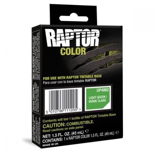 U-POL RAPTOR Light Green Color Tint Pouch for 1 Liter Bottle - UPOL Truck Bed Liners