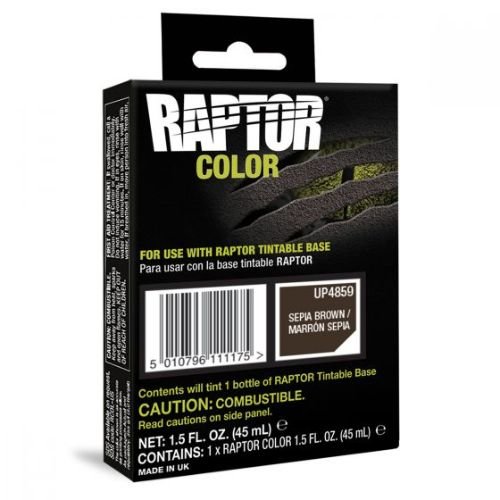 U-POL RAPTOR Sepia Brown Color Tint Pouch for 1 Liter Bottle - UPOL Truck Bed Liners