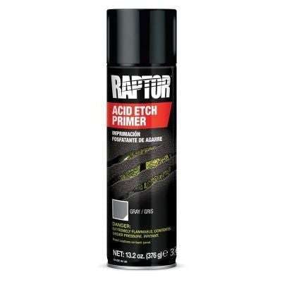 U-POL RAPTOR UP5023 1K Acid Etch Primer, 13.2 oz Aerosol Can, Gray - UPOL Primers