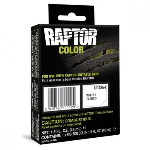 U-POL RAPTOR White Color Tint Pouch for 1 Liter Bottle - UPOL Truck Bed Liners