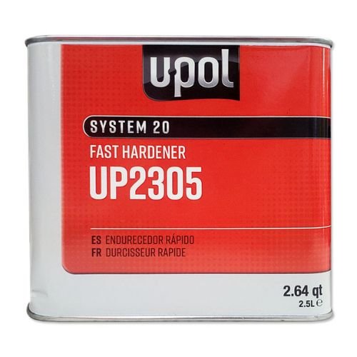 U-POL SYSTEM 20 UP2305 National Rule Fast Hardener, 2.5 L Tin - UPOL Paint Activators