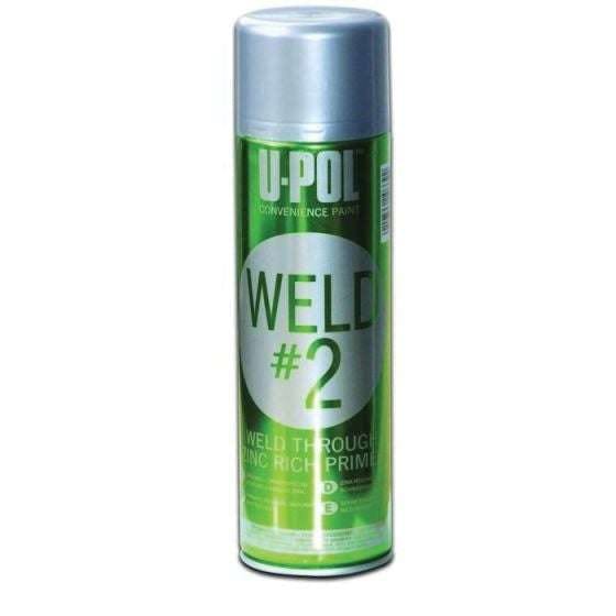 U-POL® 0789 WELD#2 Zinc Weld-Through Primer, 15 oz Aerosol - UPOL Aerosols