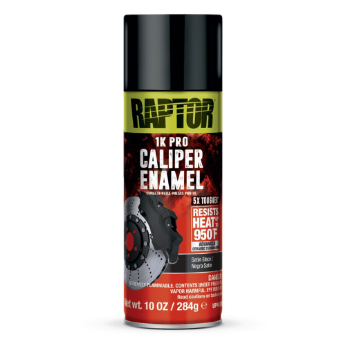 Upol Raptor 4930 Satin Black Caliper Paint, 10 oz - POR-15 Aerosols