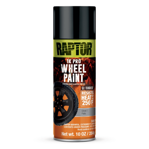 Upol Raptor Quick Dry Silver Wheel Paint, 10 oz - UPOL Aerosols