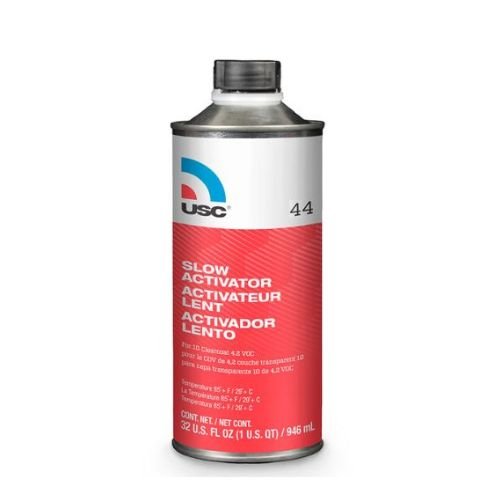 USC 44 Slow Activator for 40-1 Glamour Urethane Clearcoat, Qt - USC Paint Activators
