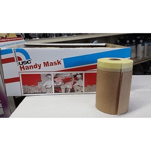 USC® Handy Mask 38082 7 in Hand Masking Tape and Paper Refill Roll - USC Masking Tape & Paper