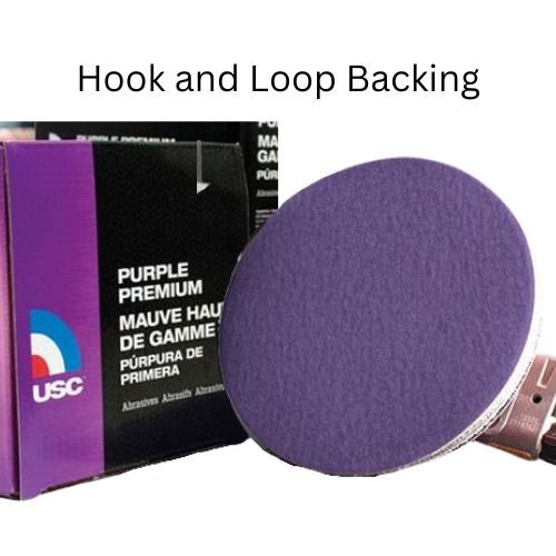 USC Purple Premium 800 Grit 6 in Grip Sanding Disc #991419, 50 pc - USC Sandpaper