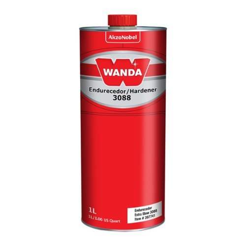 WANDA 3088 Slow Hardener For Large Repairs at High Temps, 1 L - Wanda Paint Activators