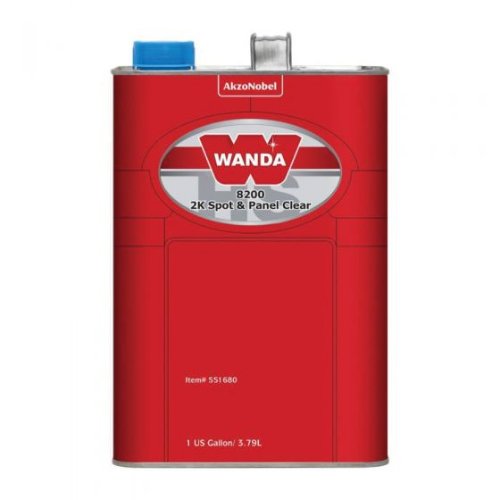 Wanda 8200 3:1 2K Spot and Panel Urethane Clearcoat, Gal - Wanda Clear Coat