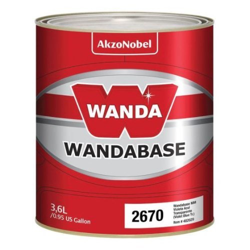 Wandabase HS 2670 Transparent Violet Blue Mixing Toner, 4 L - Wanda Automotive Paint