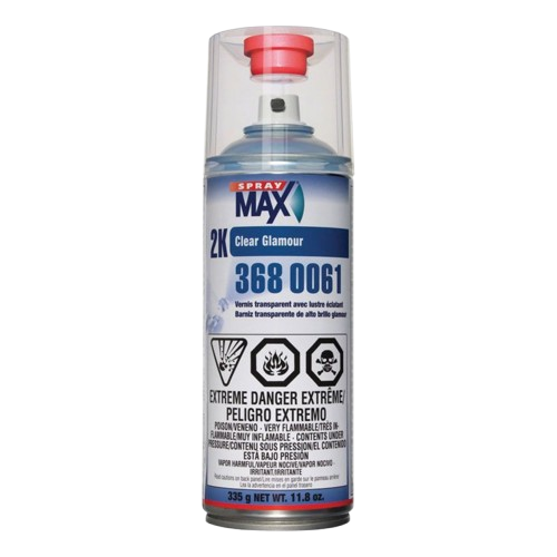 SprayMax® 2K Glamour Clear Coat, 11.8 oz, High Gloss - SprayMax Aerosols