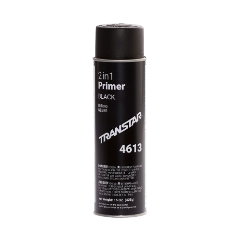 TRANSTAR® 2-in-1 Primer, 20 oz Aerosol, Black, 15–20 min Dry - TRANSTAR Aerosols