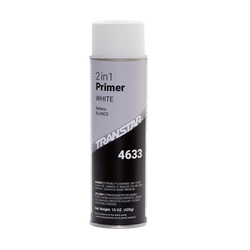 TRANSTAR® 2-in-1 Primer, 20 oz Aerosol, White, 15–20 min Dry - TRANSTAR Aerosols